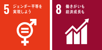 SDGs目標 5 8